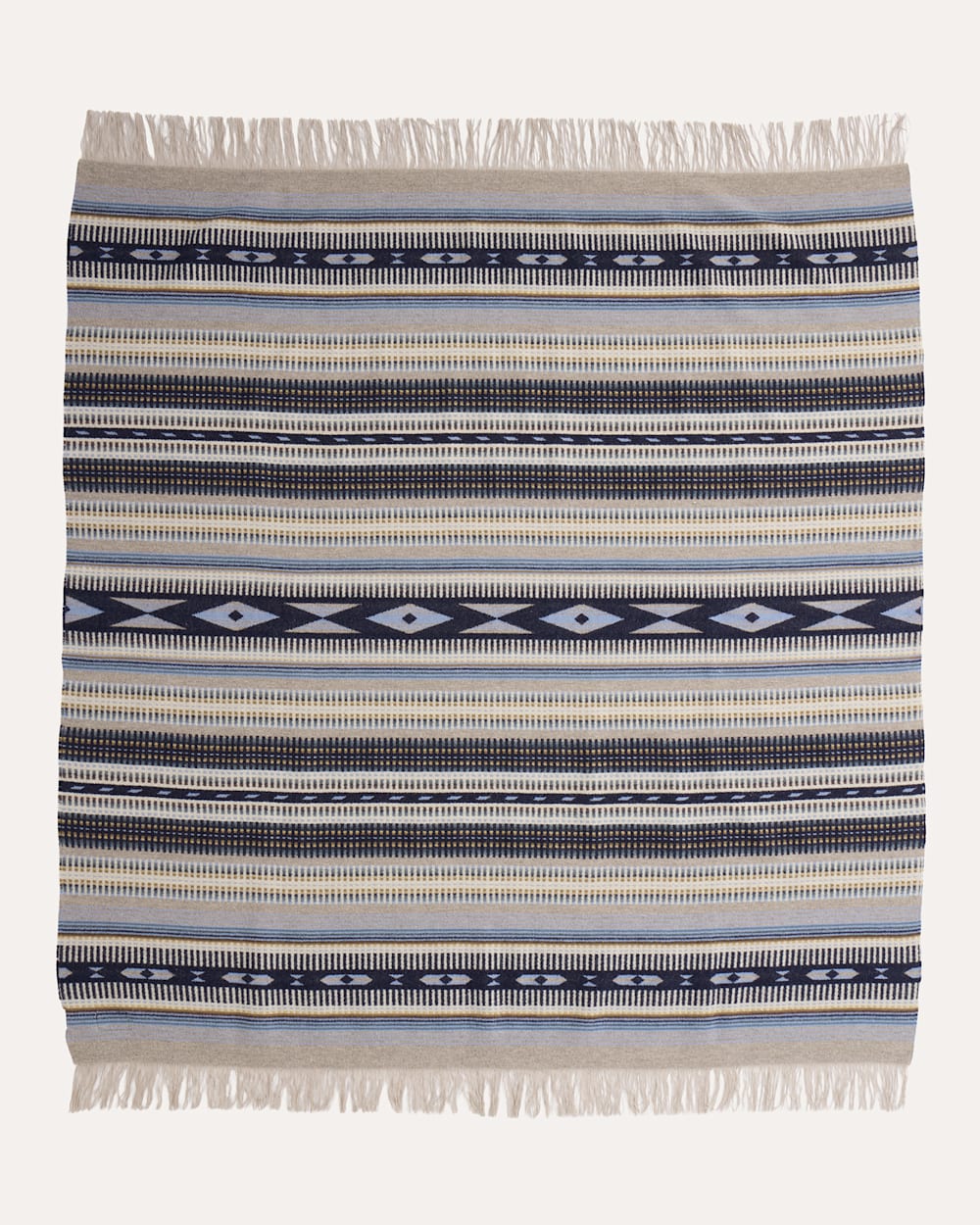 ALTERNATE VIEW OF RIO BRAVO THROW IN BLUE STRIPE image number 4