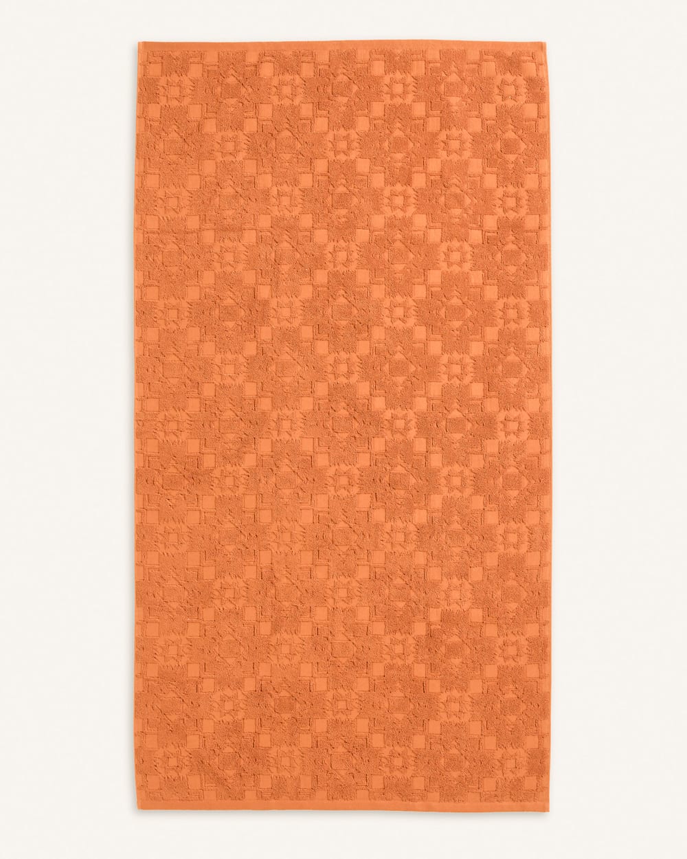 ALTERNATE VIEW OF SCULPTED TOWEL COLLECTION IN PERSIMMON image number 3