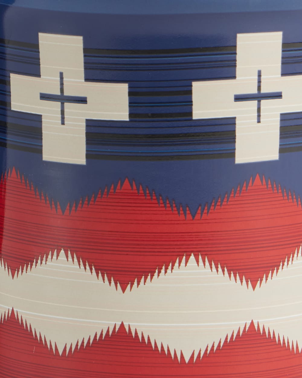 ALTERNATE VIEW OF BRAVE STAR COFFEE MUG IN RED/WHITE/BLUE image number 2