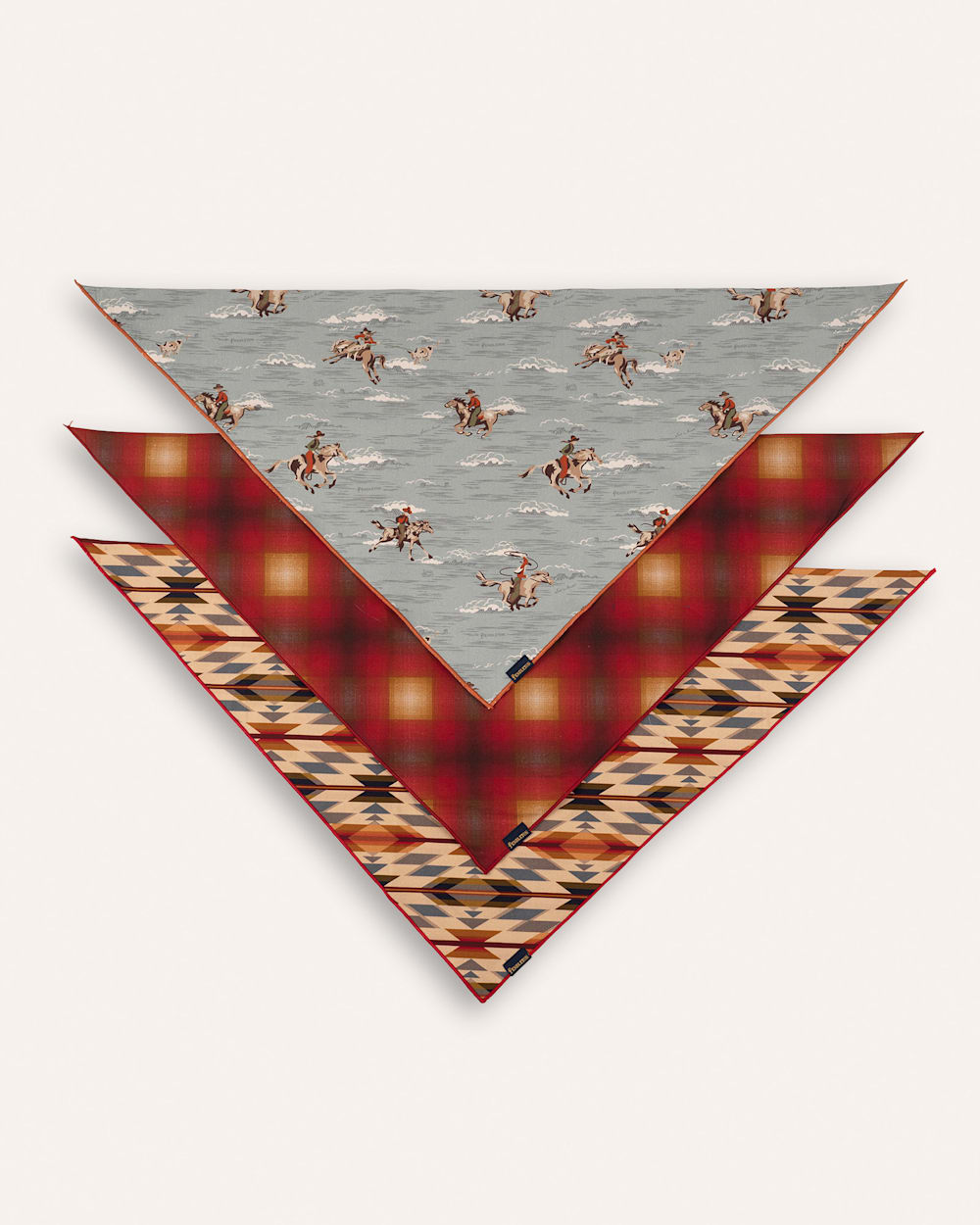 ALTERNATE VIEW OF PET BANDANA 3PK IN RIDERS RANGE image number 3