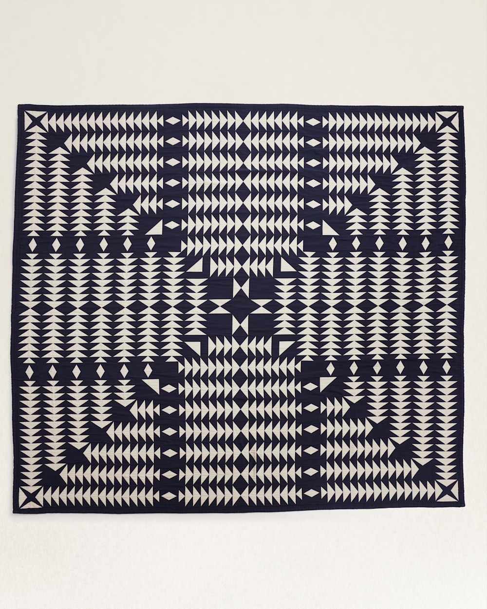 ALTERNATE VIEW OF MIDNIGHT NOVA COTTON MATELASSE COVERLET COLLECTION IN MIDNIGHT NOVA image number 3