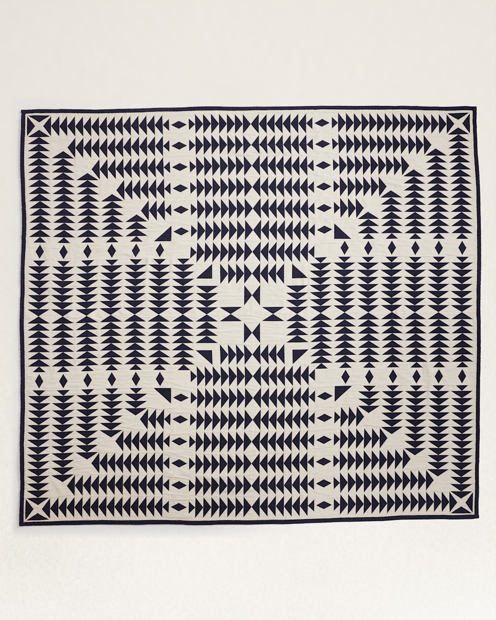 ALTERNATE VIEW OF MIDNIGHT NOVA COTTON MATELASSE COVERLET COLLECTION IN MIDNIGHT NOVA image number 4