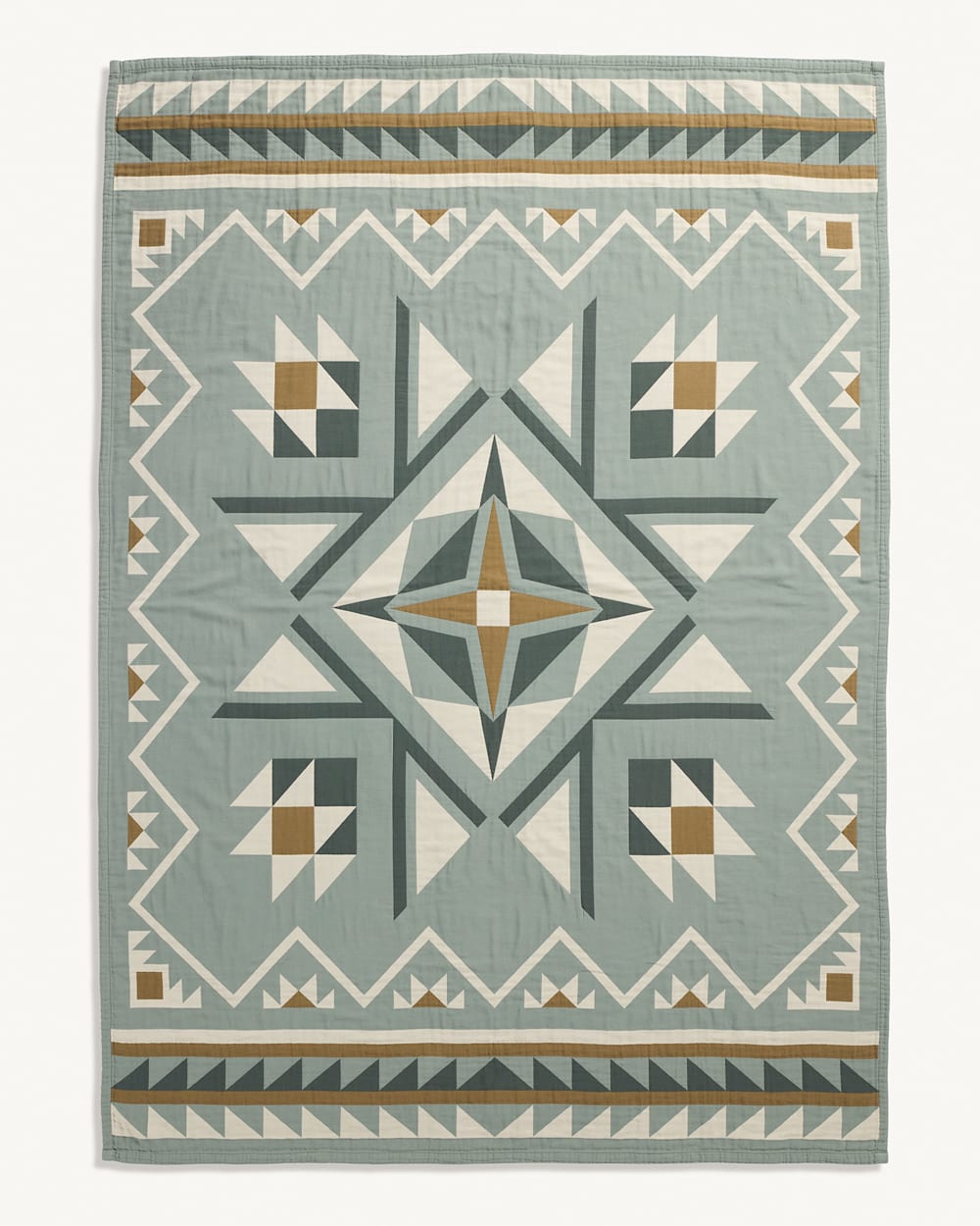 QUILTED STAR COTTON MATELASSE COVERLET COLLECTION IN SHALE image number 3