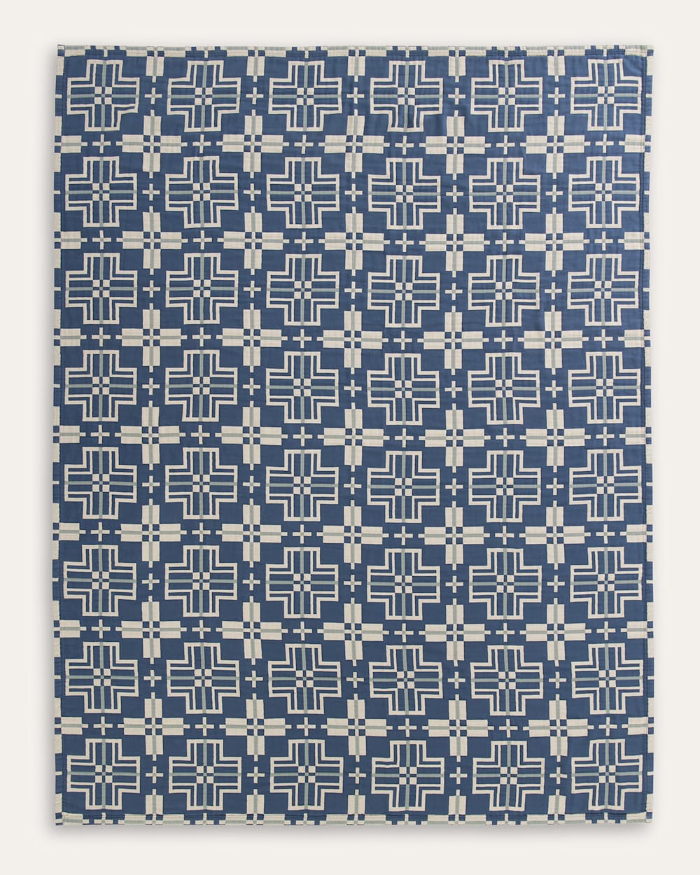 ALTERNATE VIEW OF SAN MARCOS COTTON MATELASSE COVERLET COLLECTION IN MARINE image number 3