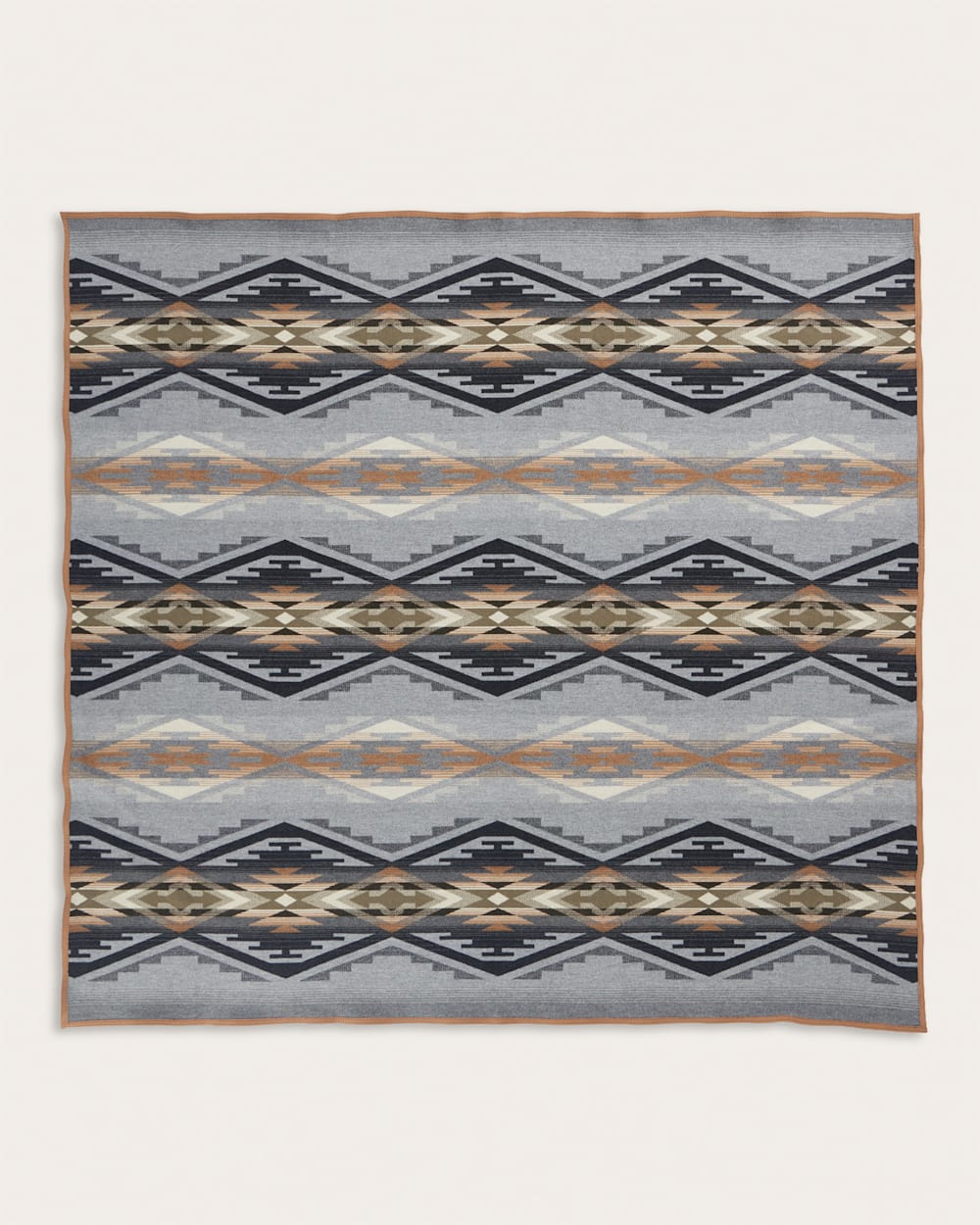 ALTERNATE VIEW OF TUMALO RIDGE JACQUARD BEDDING COLLECTION IN GREY MULTI image number 2