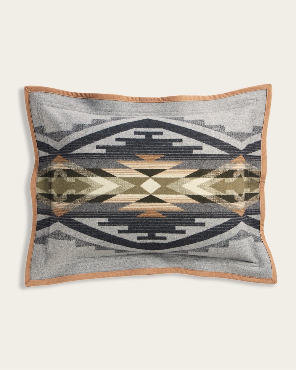 ALTERNATE VIEW OF TUMALO RIDGE JACQUARD BEDDING COLLECTION IN GREY MULTI image number 4
