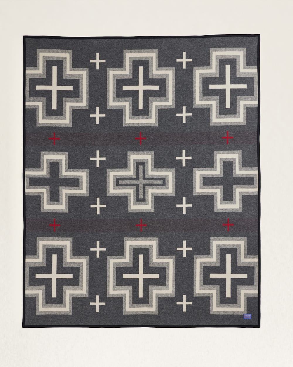 ALTERNATE VIEW OF SAN MIGUEL JACQUARD BEDDING COLLECTION IN GREY image number 3