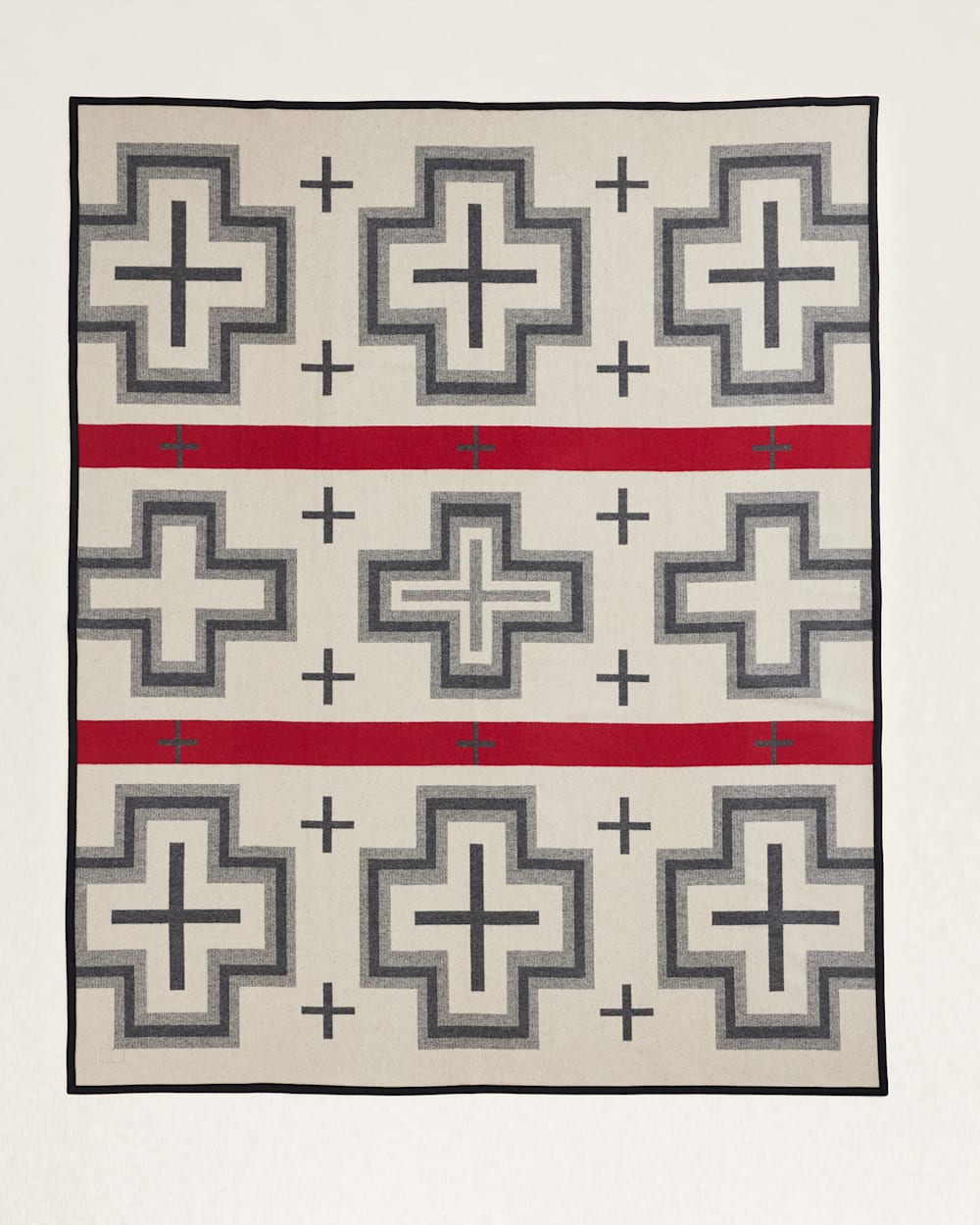 ALTERNATE VIEW OF SAN MIGUEL JACQUARD BEDDING COLLECTION IN GREY image number 4