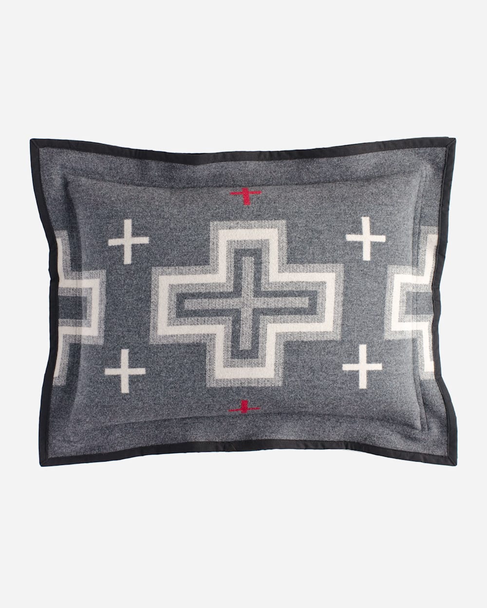 ALTERNATE VIEW OF SAN MIGUEL JACQUARD BEDDING COLLECTION IN GREY image number 5