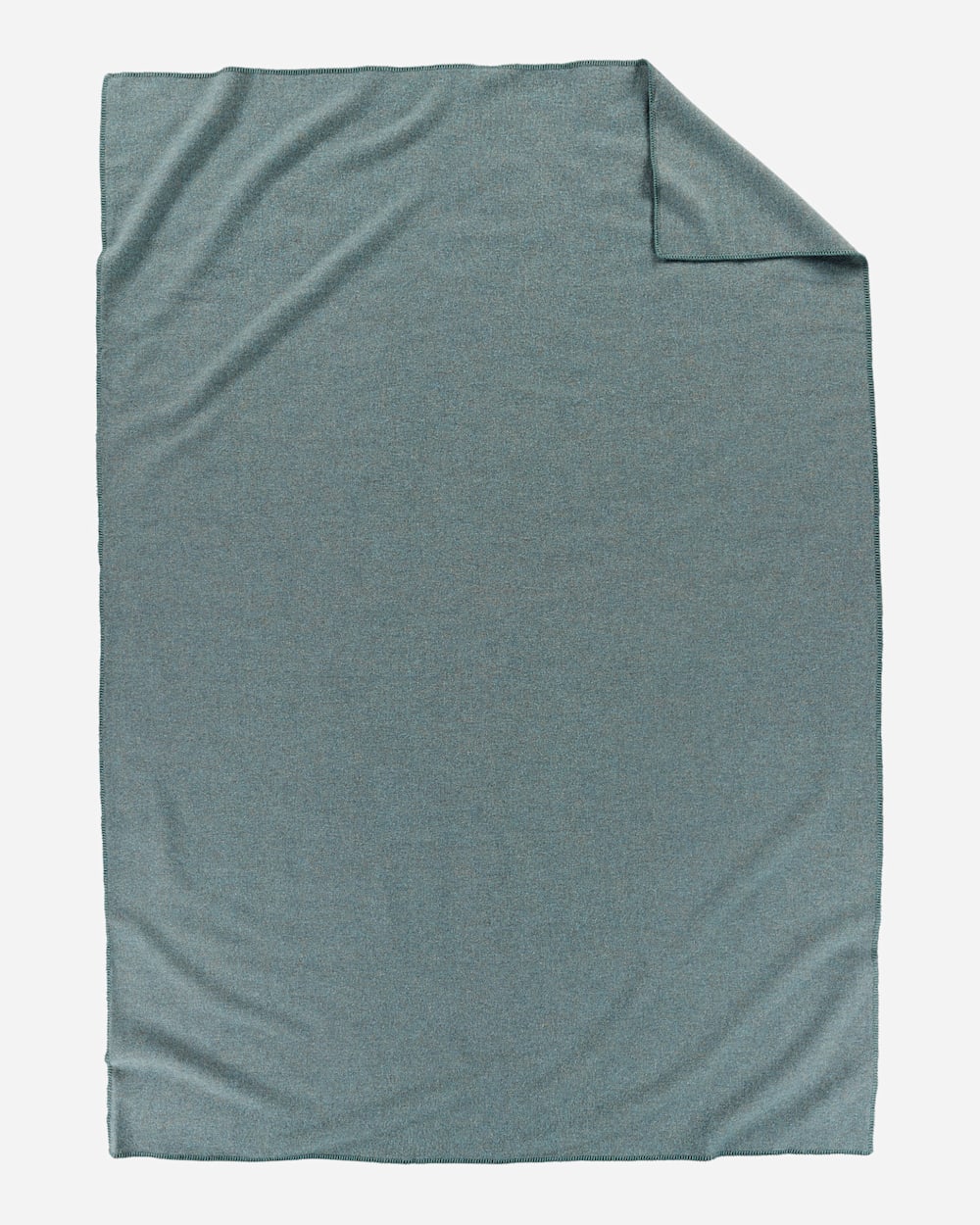 ALTERNATE VIEW OF ECO-WISE WOOL SOLID BEDDING COLLECTION IN SHALE BLUE image number 2