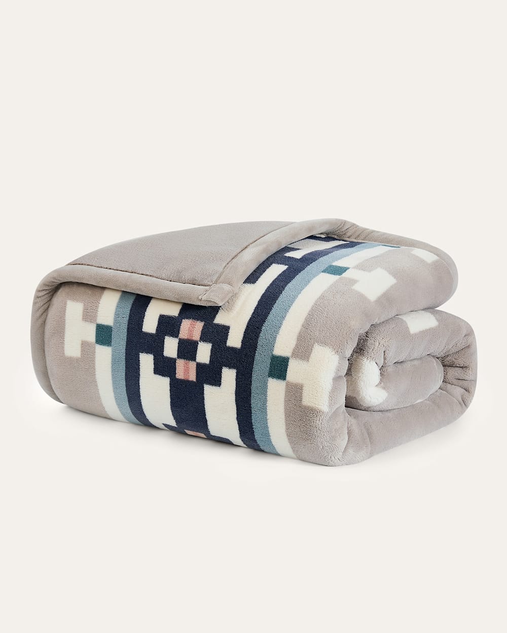 ALTERNATE VIEW OF PLUSH REVERSIBLE THROW IN SANDHILLS image number 4