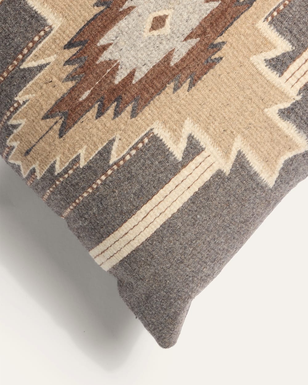 ALTERNATE VIEW OF SHINING STAR SQUARE PILLOW IN GREY image number 3