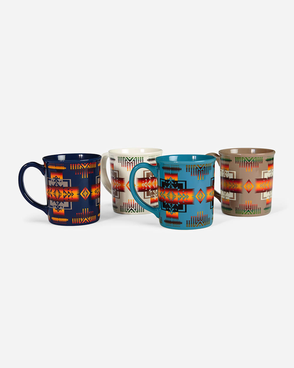 CHIEF JOSEPH MUGS, SET OF 4