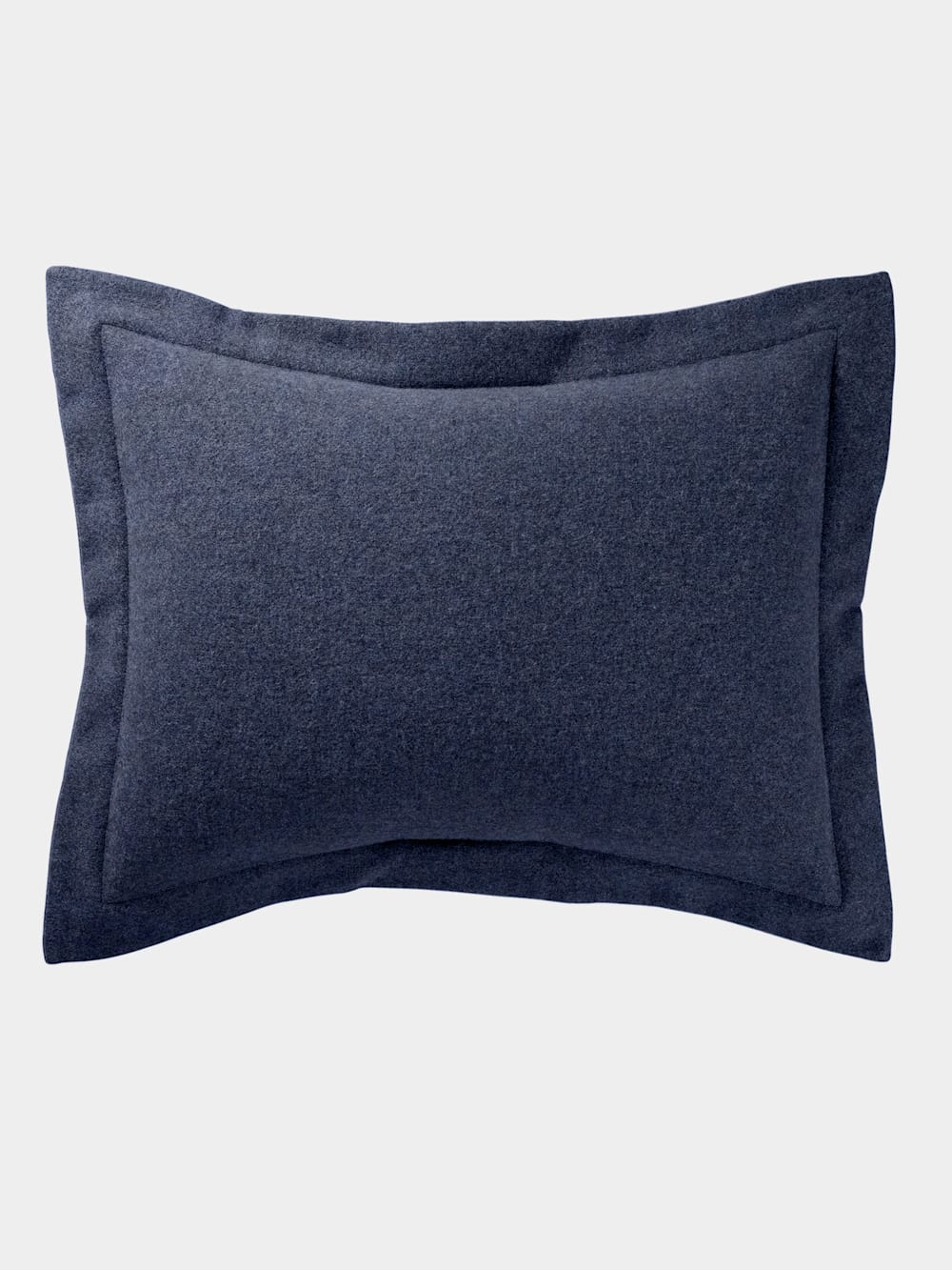 ECO-WISE WOOL EASY-CARE SHAM IN NAVY HEATHER image number 1