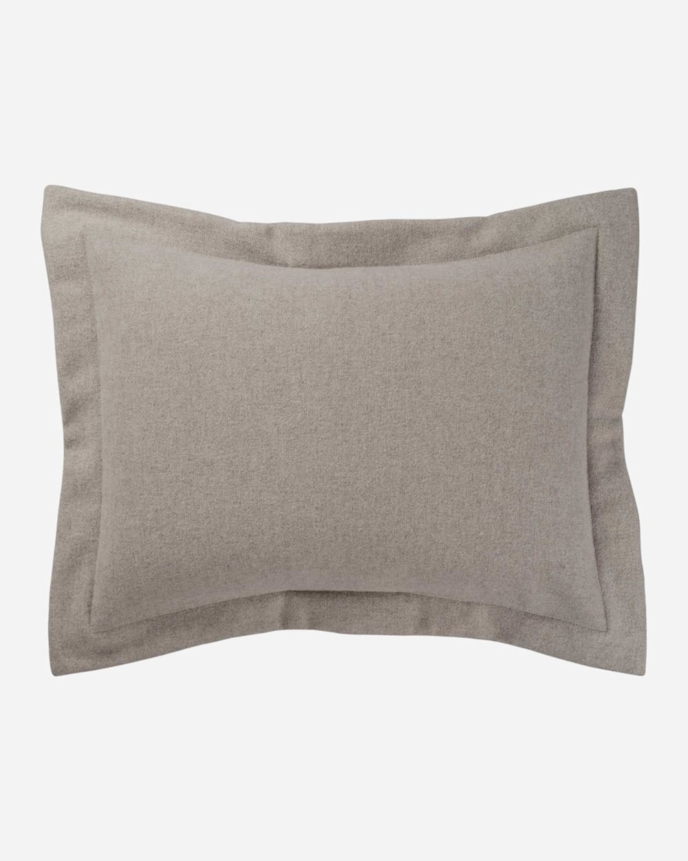 ECO-WISE WOOL EASY-CARE SHAM IN FAWN HEATHER image number 1