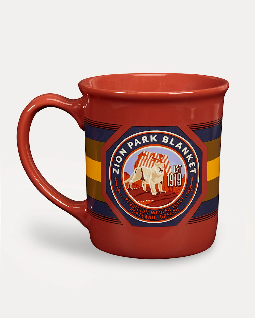 NATIONAL PARK COFFEE MUG ZION RED image number 1