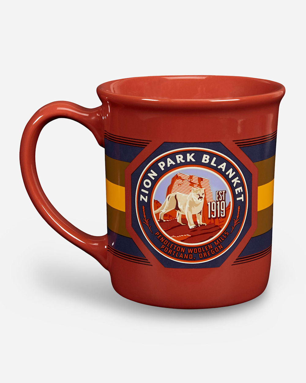 NATIONAL PARK COFFEE MUG IN ZION RED image number 1