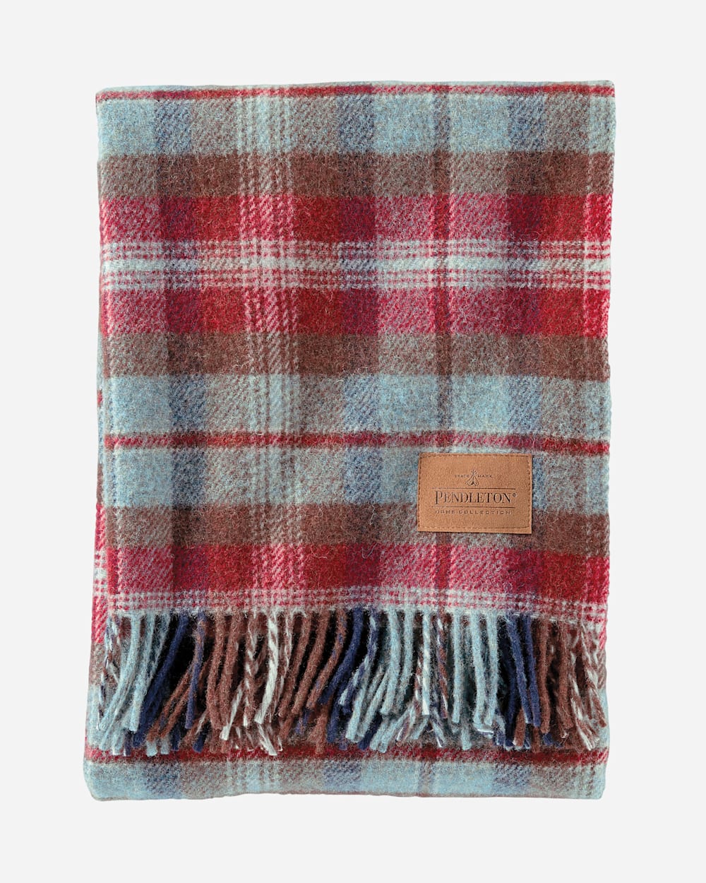 MOTOR ROBE WITH LEATHER CARRIER IN RUBY BEACH PLAID image number 1