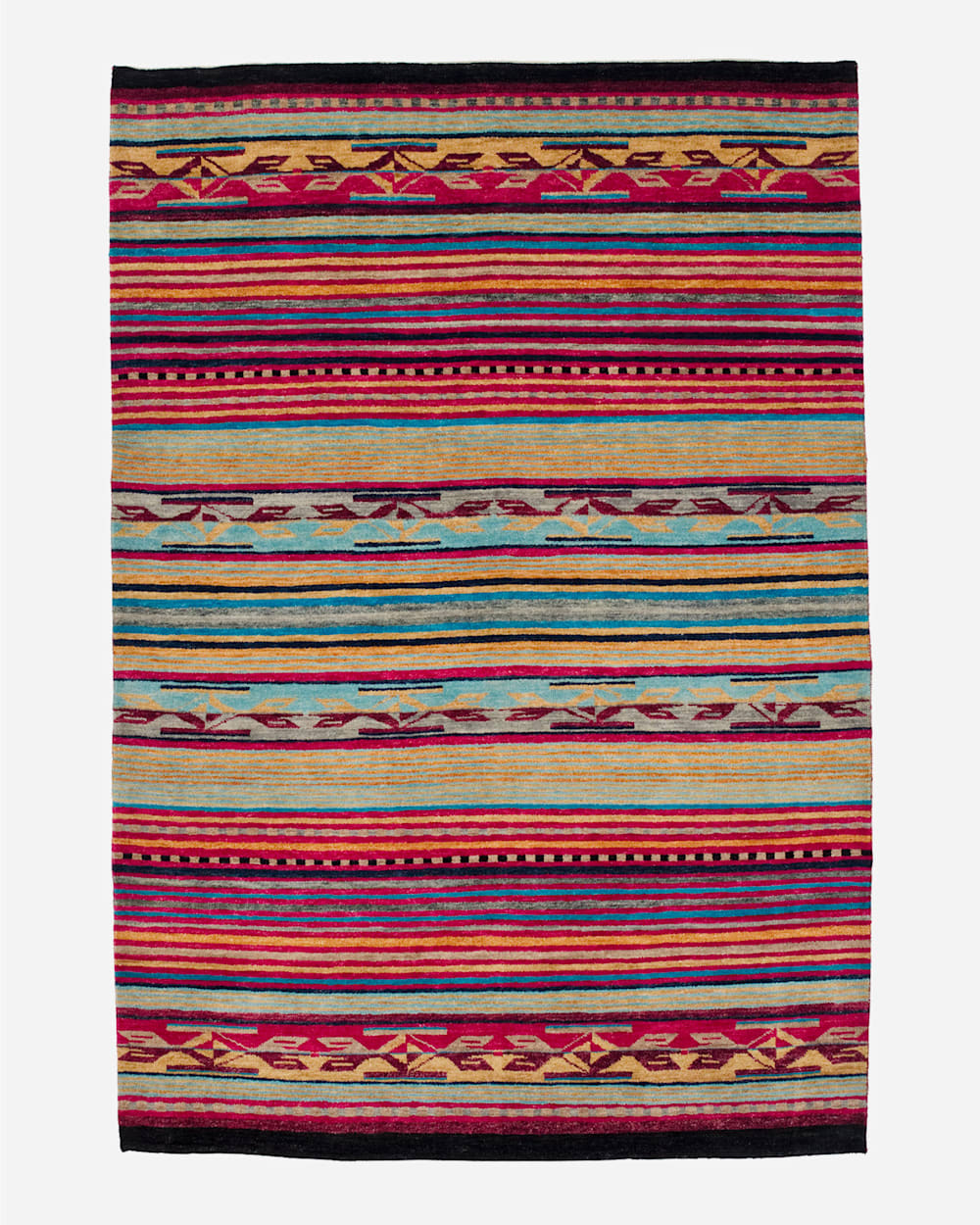 HANDMADE CHIMAYO RUG IN GARNET image number 1