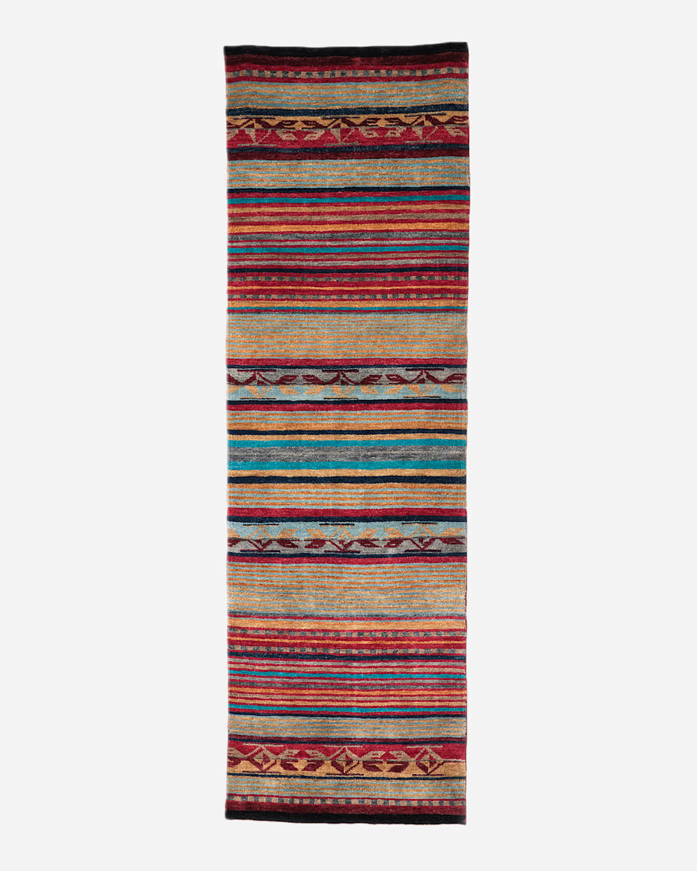 ALTERNATE VIEW OF HANDMADE CHIMAYO RUG IN GARNET image number 2