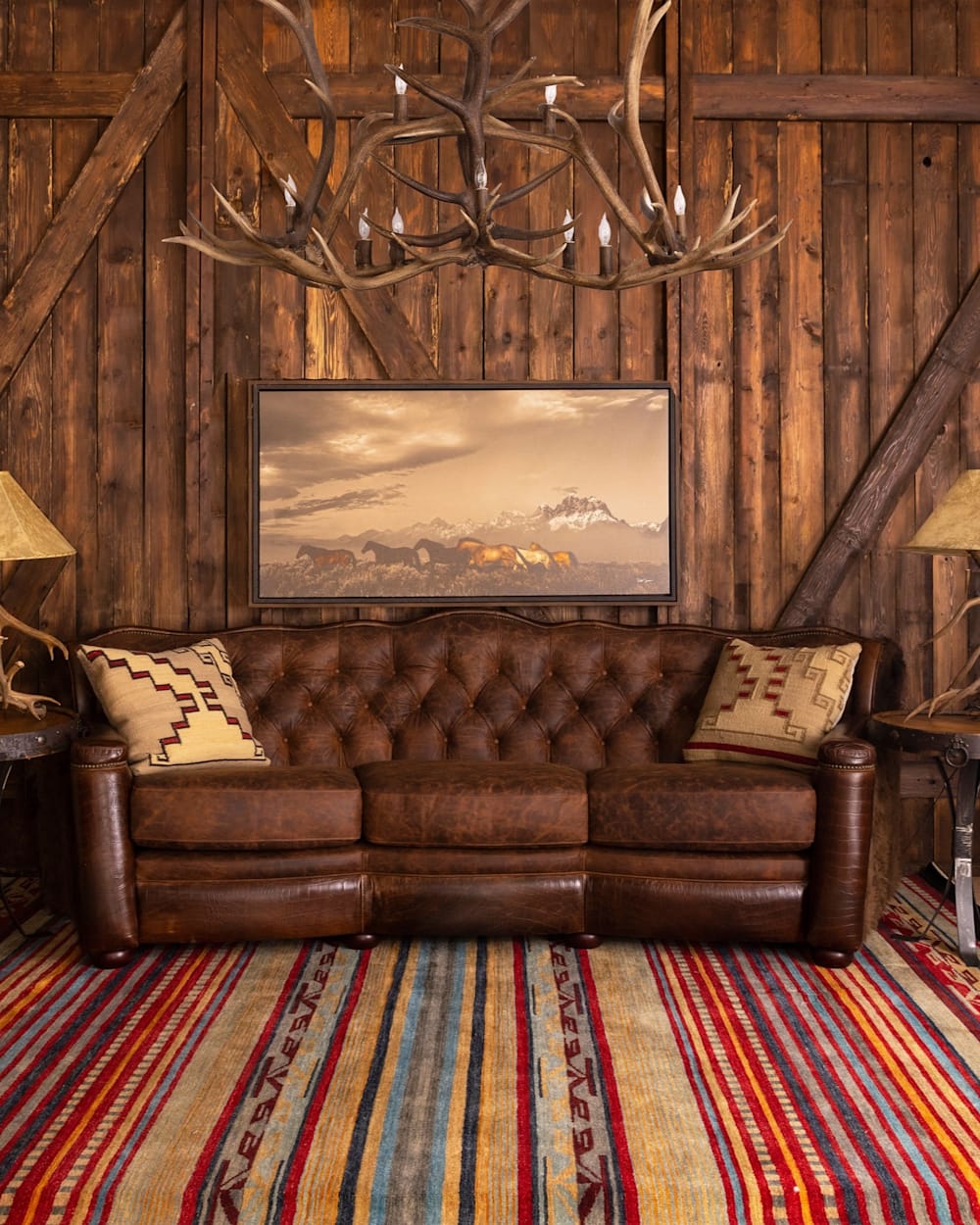 HANDMADE CHIMAYO RUG IN GARNET image number 4