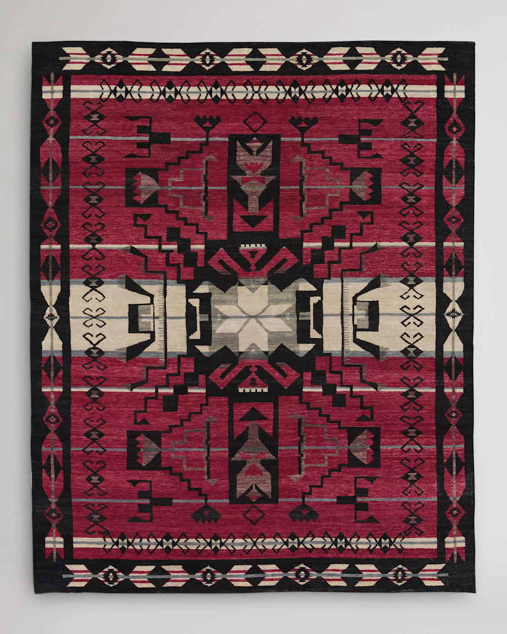 STORM CARDINAL RUG IN RED/BLACK image number 1