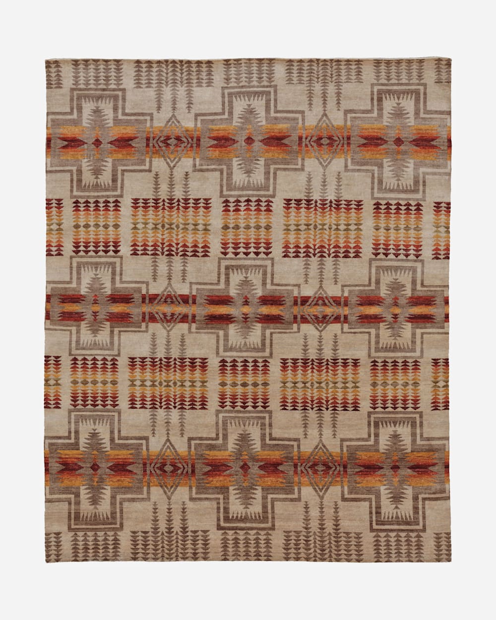 HANDMADE HARDING RUG IN WHITE image number 1