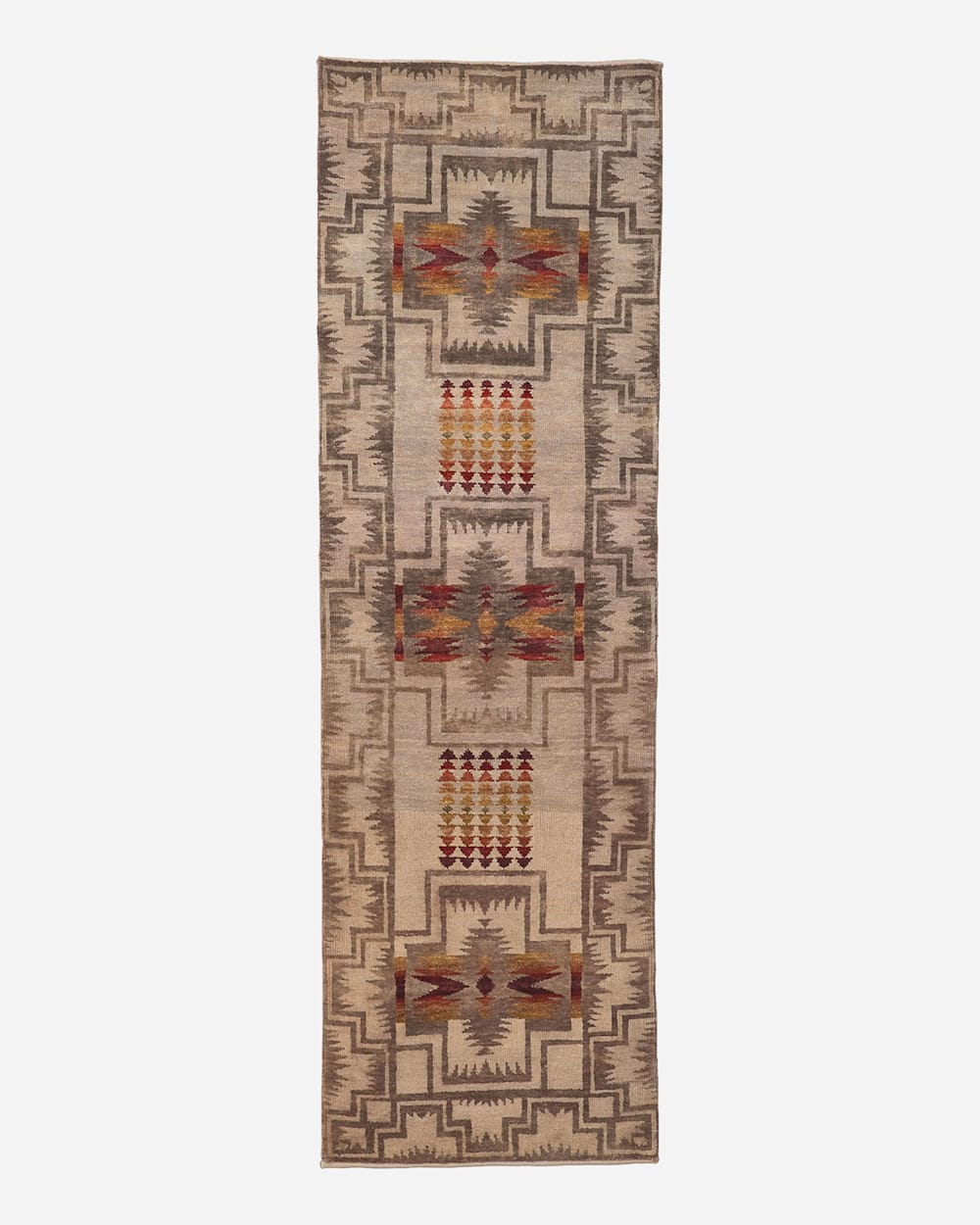 ADDITIONAL VIEW OF HANDMADE HARDING RUG IN WHITE image number 2