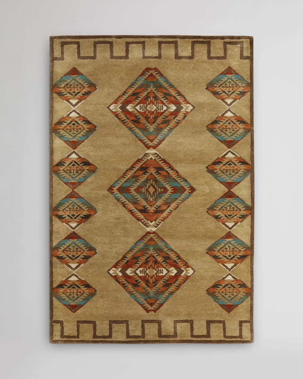 DESERT DIAMOND RUG IN GOLDEN TAN image number 1