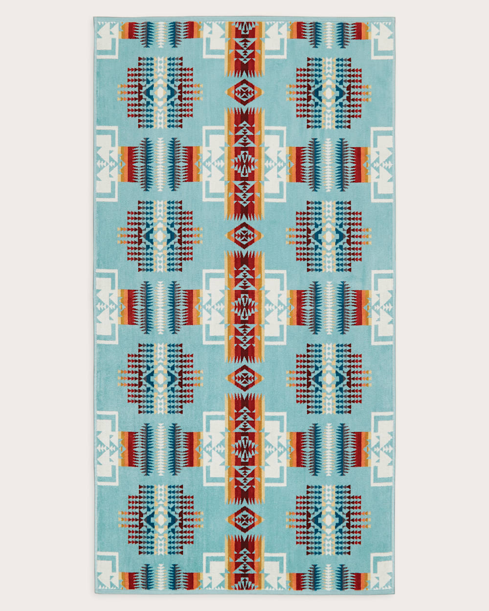 ALTERNATE VIEW OF CHIEF JOSEPH TOWEL SET IN AQUA image number 2