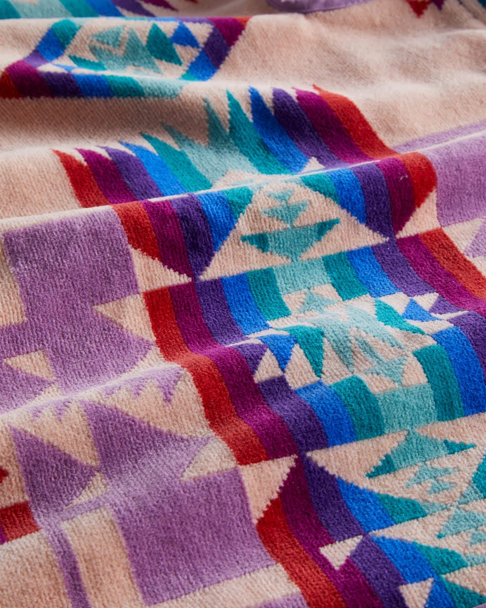 CHIEF JOSEPH HOODED KIDS' TOWEL IN PINK image number 2