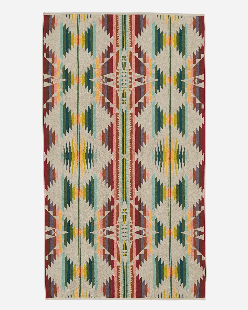 ADDITIONAL VIEW OF FALCON COVE SPA TOWEL IN TAN MULTI image number 2