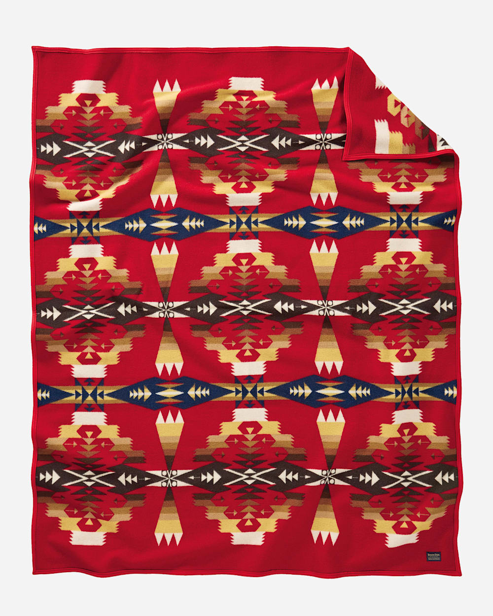 TUCSON BLANKET IN SCARLET image number 1