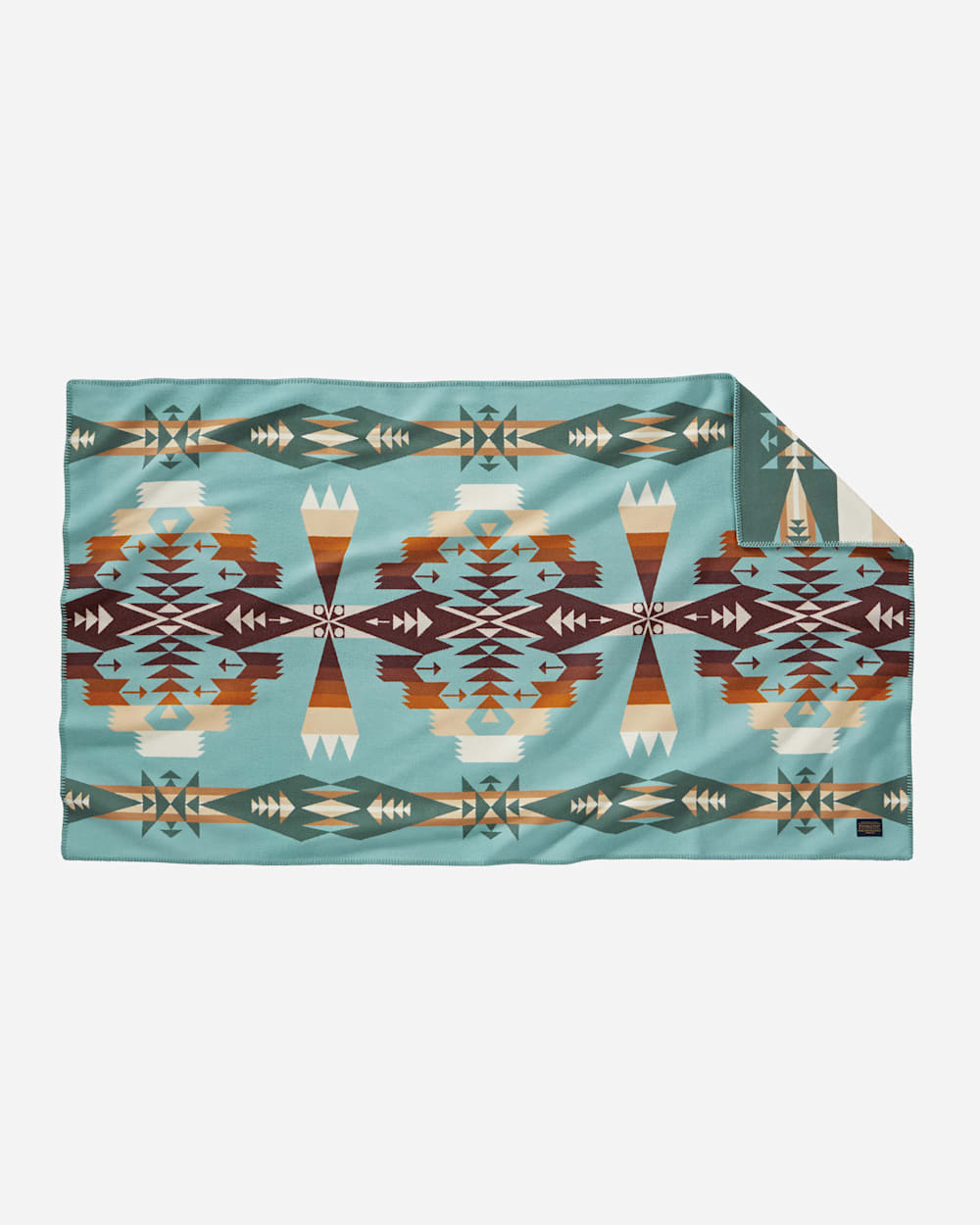 TUCSON SADDLE BLANKET IN AQUA image number 1