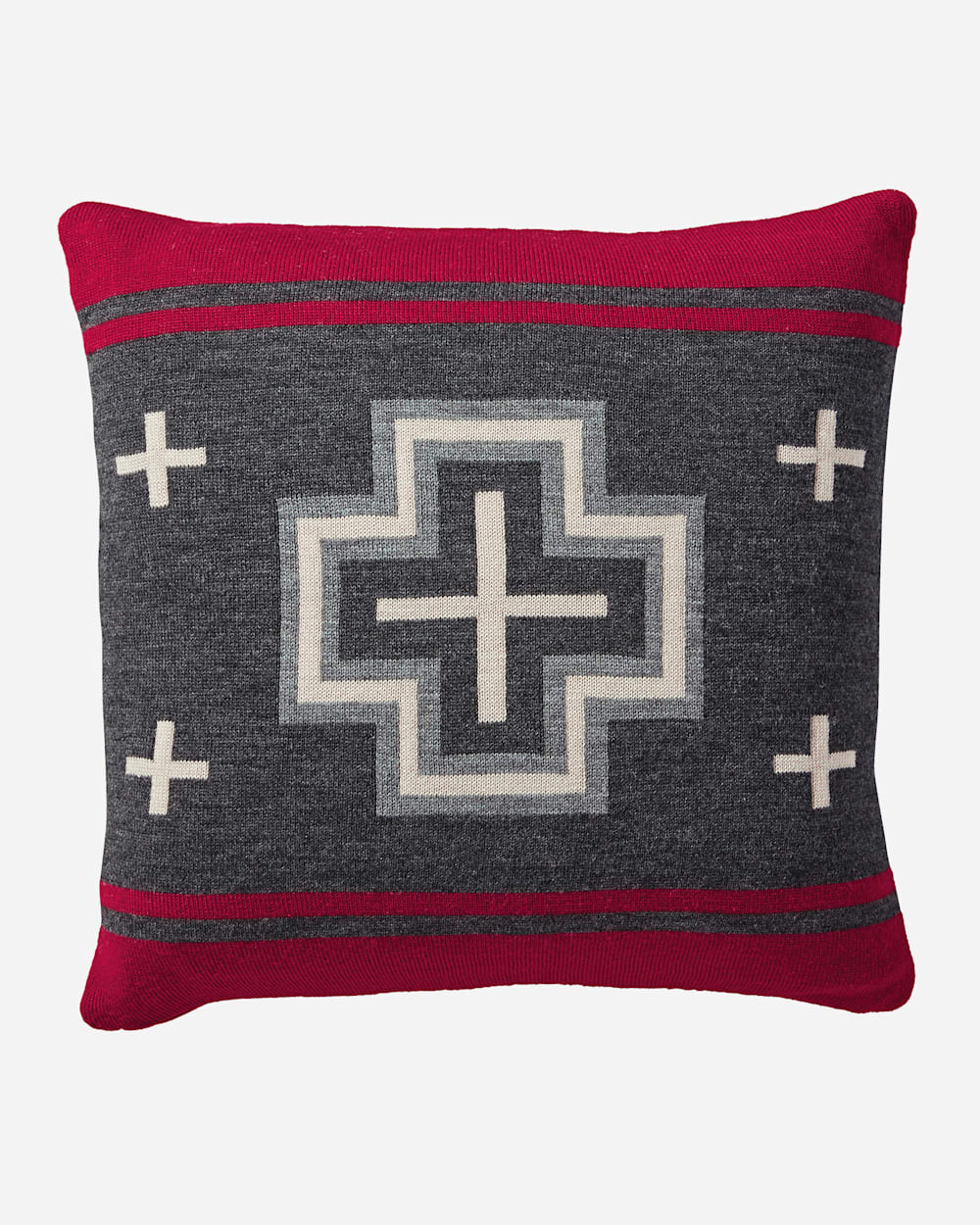 SAN MIGUEL KNIT PILLOW IN GREY image number 1