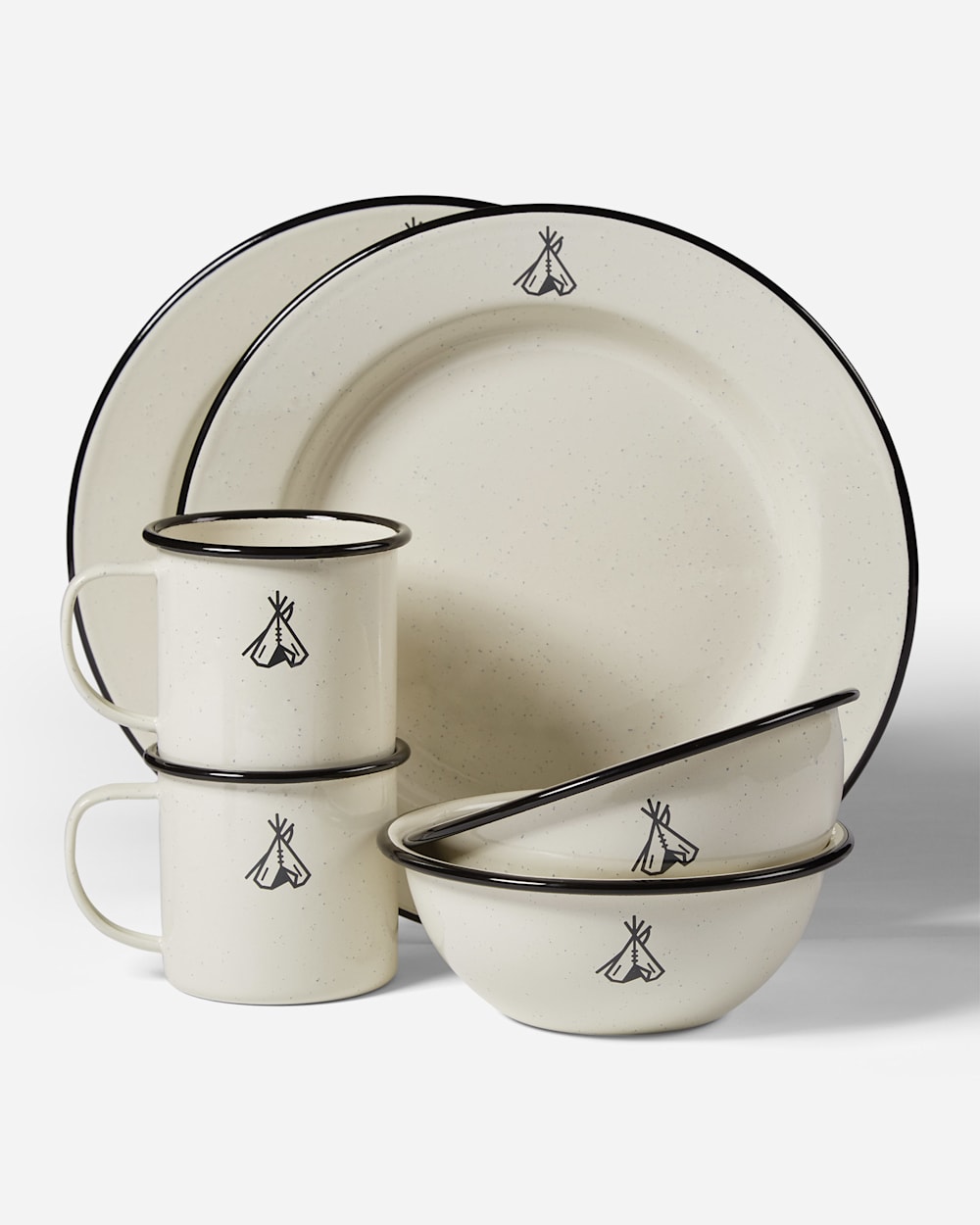 PENDLETON CAMP ENAMELWARE DISHES IN IVORY image number 1