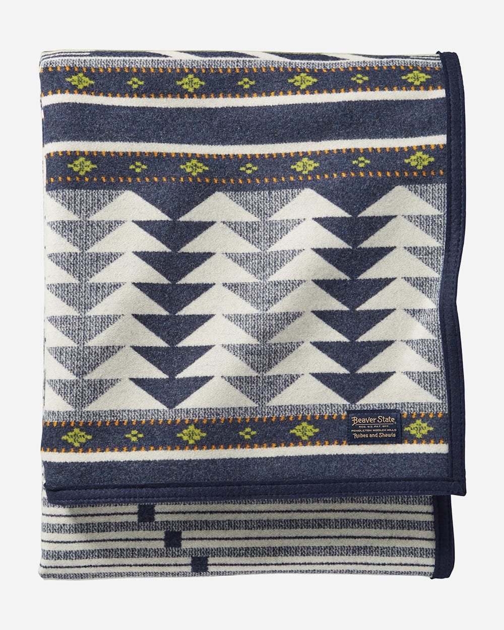 ADDITIONAL VIEW OF SPIRIT SEEKER BLANKET IN NAVY image number 3