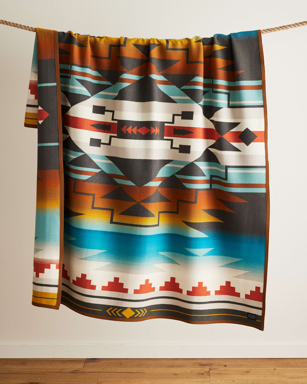 NIKE N7 SEVEN GENERATIONS BLANKET IN TURQUOISE image number 1