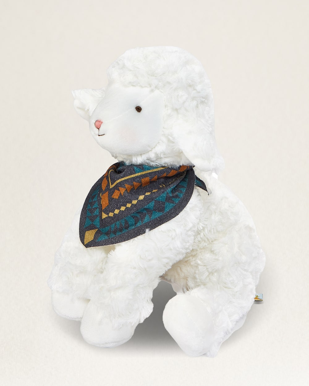 ALTERNATE VIEW OF BUNNIES BY THE BAY X PENDLETON SHEEP STUFFED ANIMAL IN WHITE/HARDING image number 2