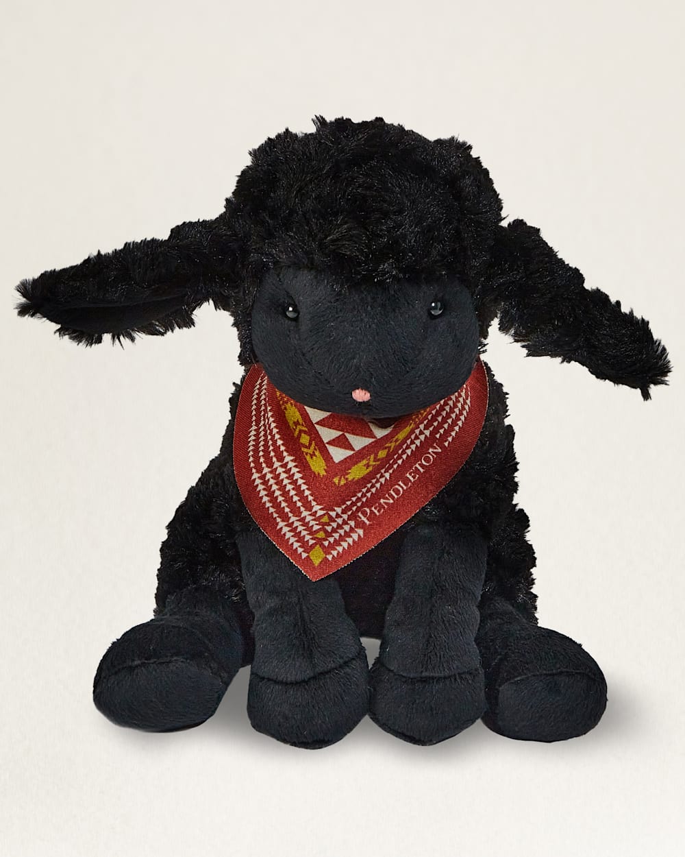 BUNNIES BY THE BAY X PENDLETON SHEEP STUFFED ANIMAL IN BLACK/PILOT ROCK image number 1
