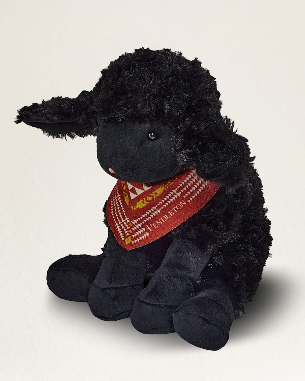 ALTERNATE VIEW OF BUNNIES BY THE BAY X PENDLETON SHEEP STUFFED ANIMAL IN BLACK/PILOT ROCK image number 3