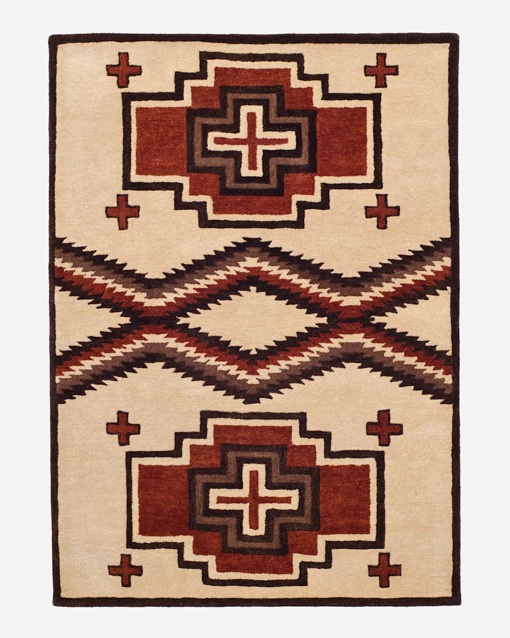 HANDMADE SAN MIGUEL RUG IN TAN image number 1