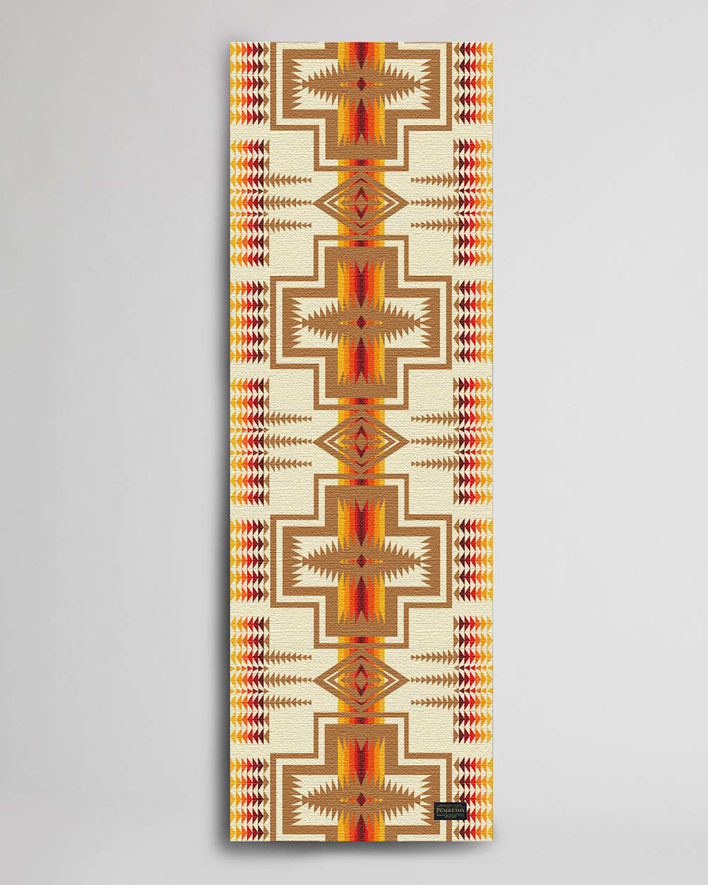ALTERNATE VIEW OF PENDLETON HARDING YOGA MAT IN IVORY HARDING image number 2
