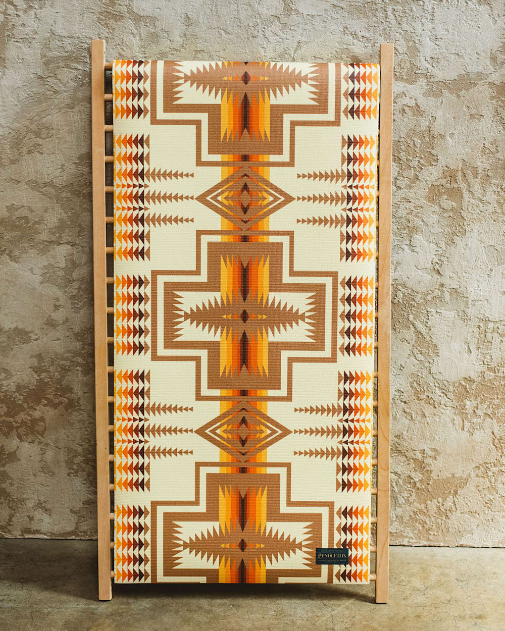 ALTERNATE VIEW OF PENDLETON HARDING YOGA MAT IN IVORY HARDING image number 3