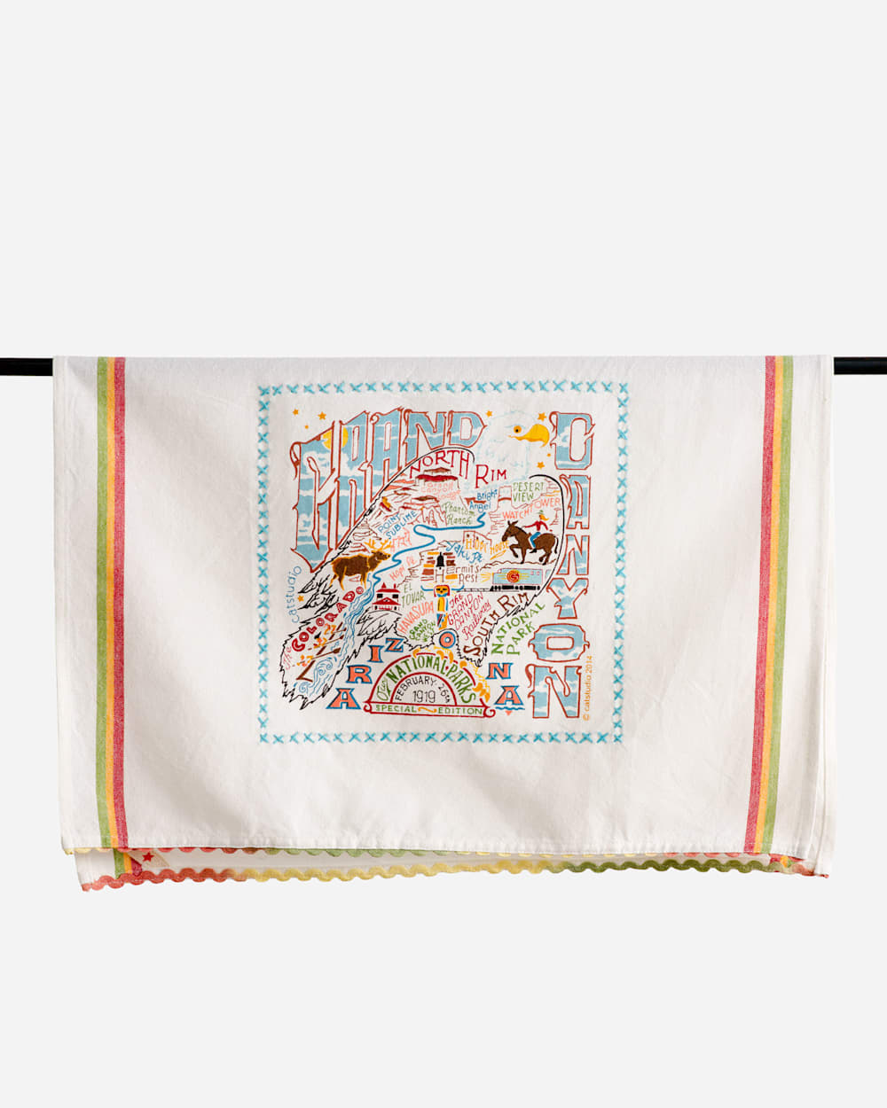 NATIONAL PARK EMBROIDERED DISH TOWELS IN GRAND CANYON image number 1