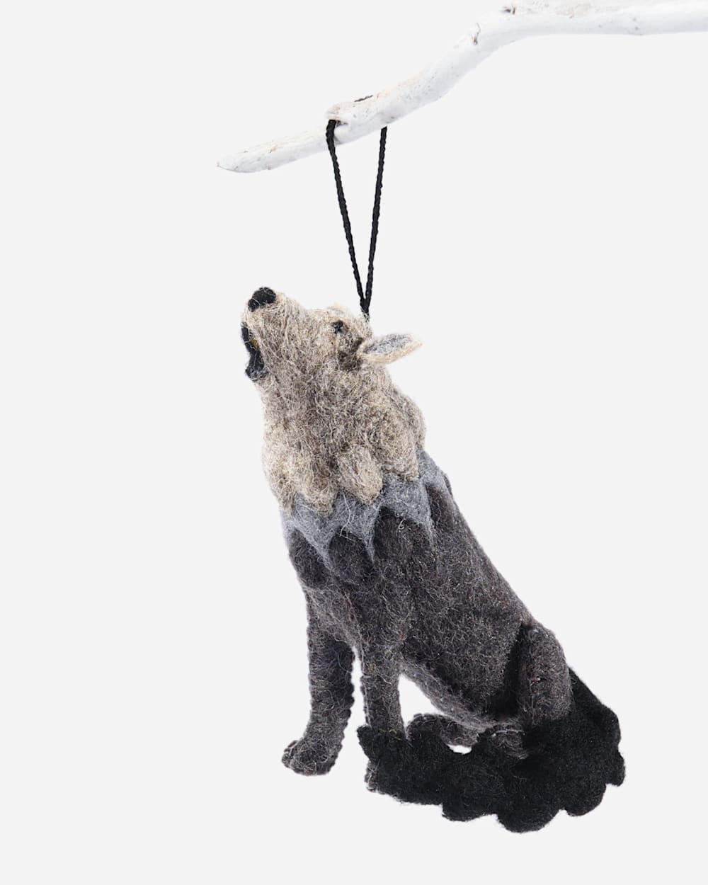 FOREST FRIENDS FELT ORNAMENTS IN WOLF image number 1