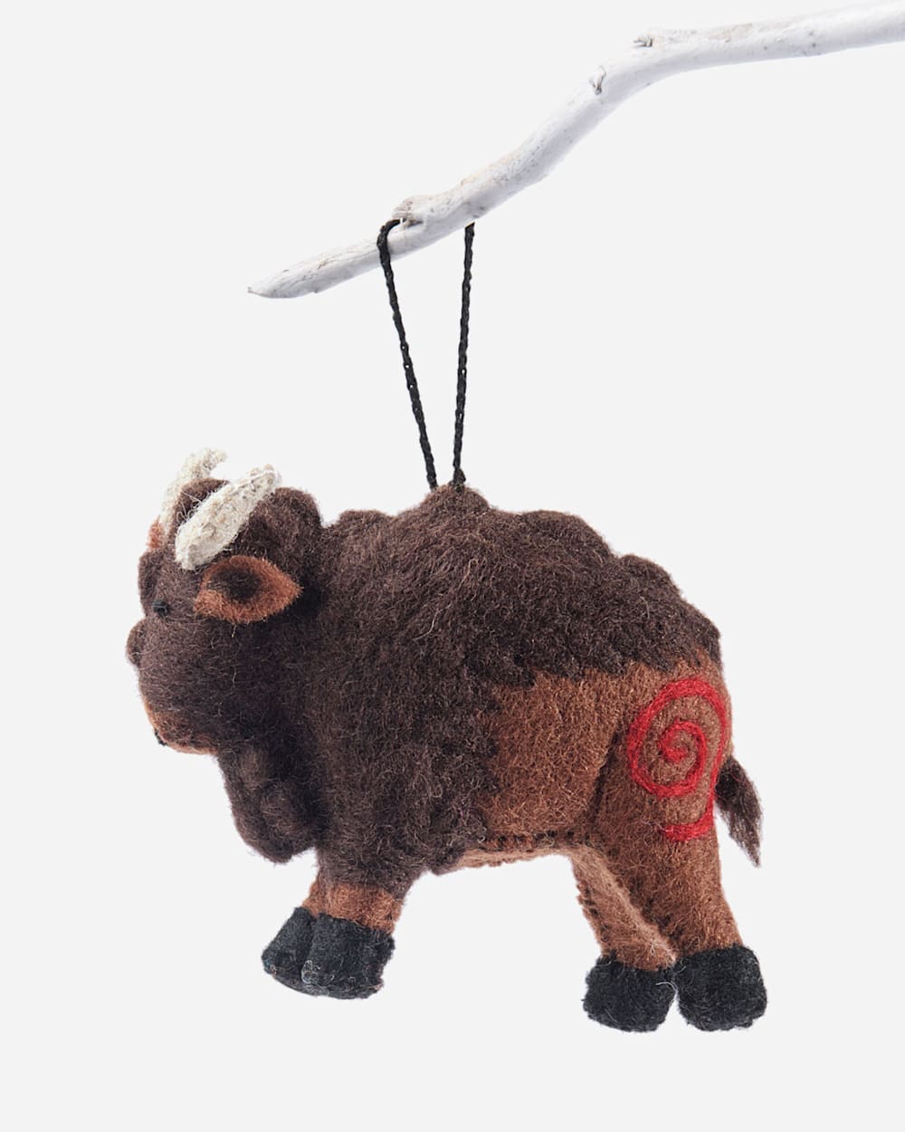 FOREST FRIENDS FELT ORNAMENTS IN BROWN BISON image number 1