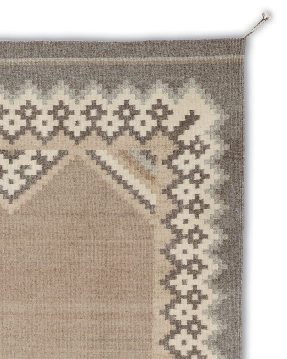 ADDITIONAL VIEW OF BORDER HIDALGO RUG IN GREY image number 3