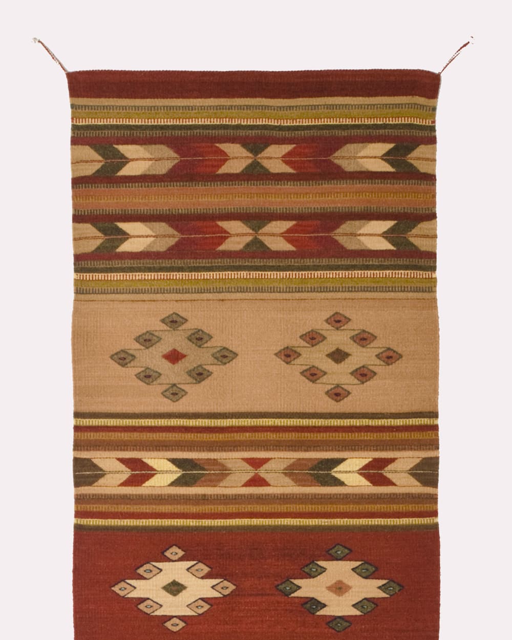 ADDITIONAL VIEW OF CLAY CANYON RUG IN RUST/BEIGE/BROWN image number 3