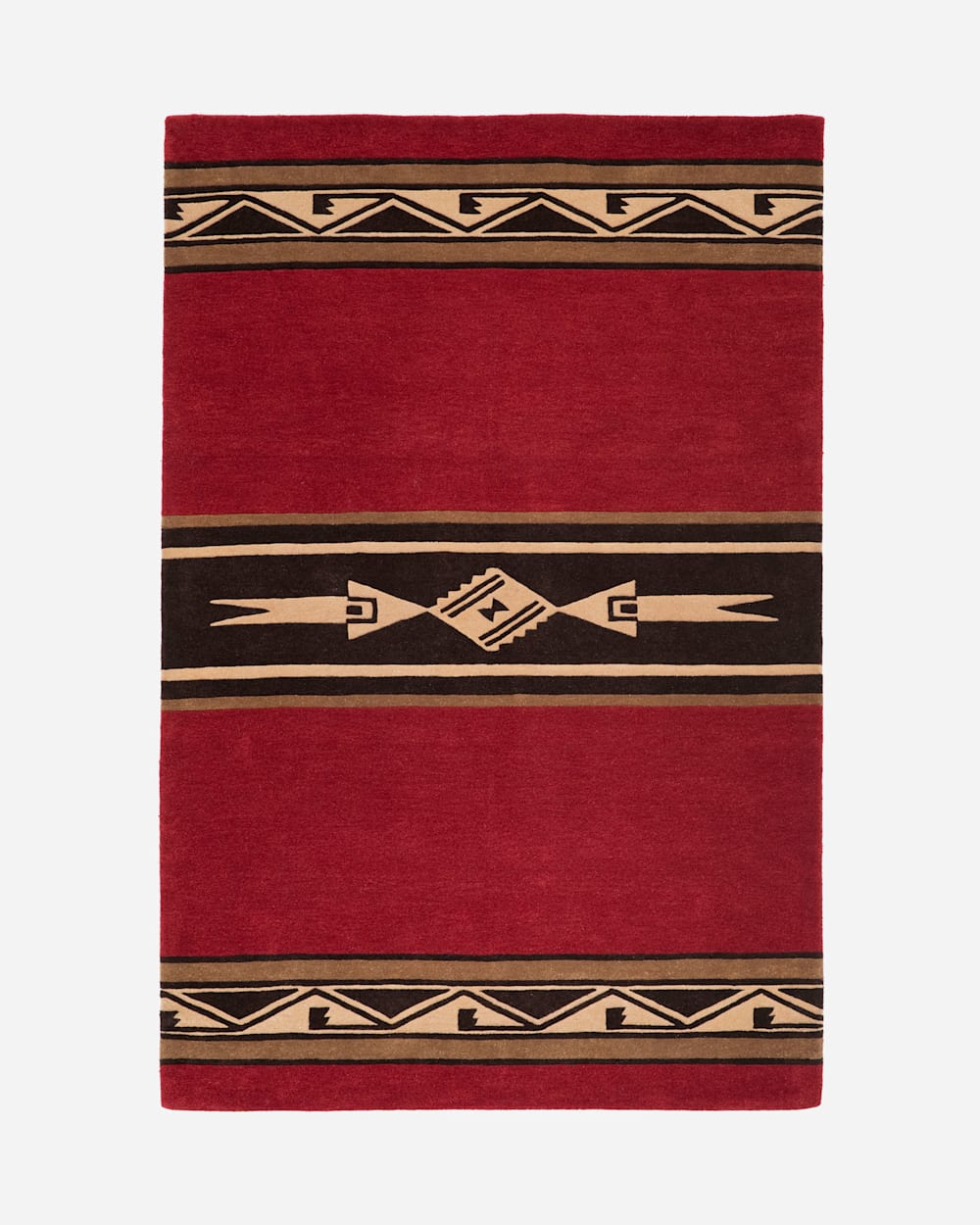 PUEBLO RUG IN RED image number 1